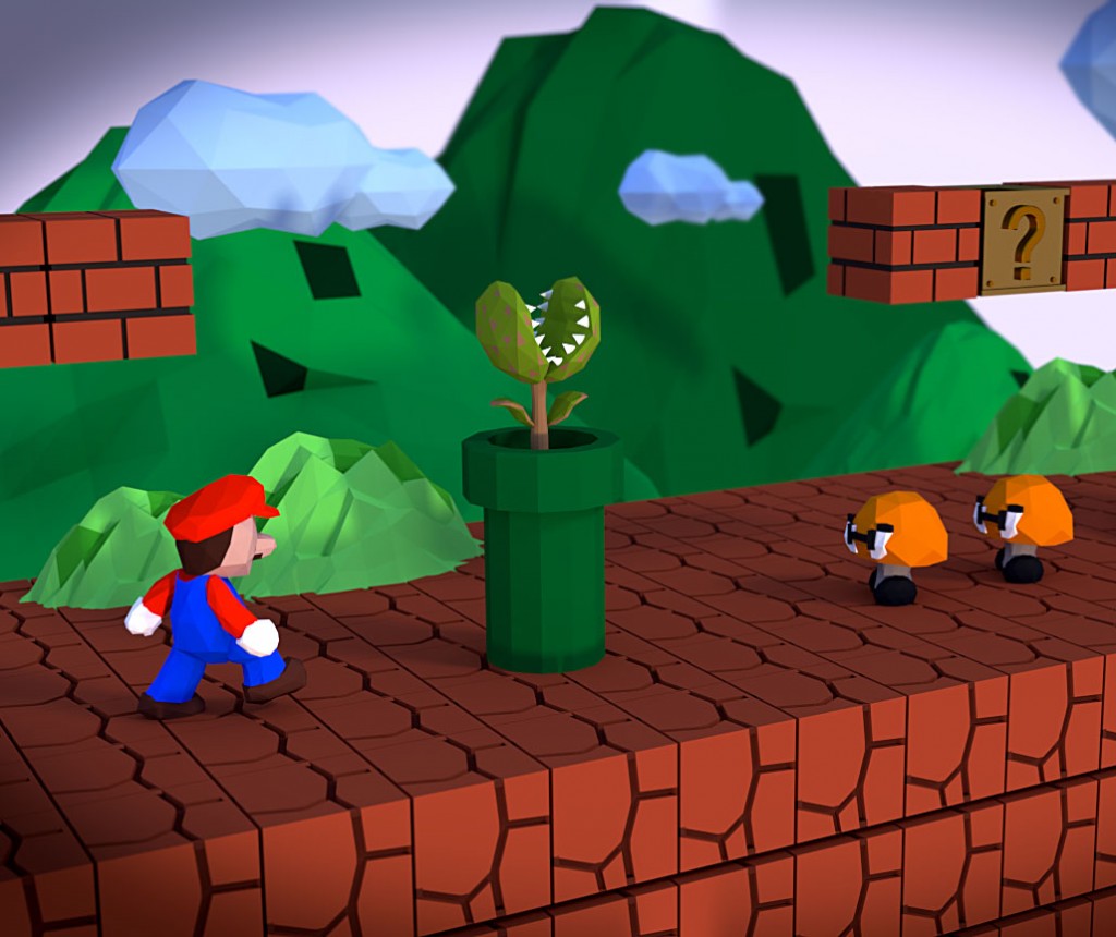 Mario Low poly preview image 1